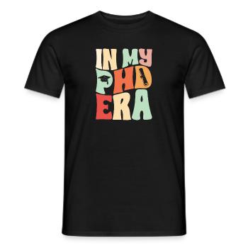 PhD Graduate Doktorgrad Ph.D. Promotion - Männer T-Shirt - Schwarz - Vorne - AI Model Male 178 light (178cm)