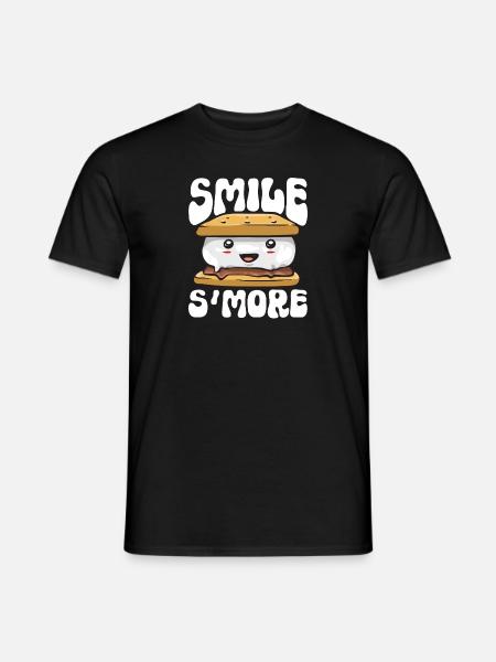 S'more Campfire Marshmallow Camping - Men's T-Shirt - black