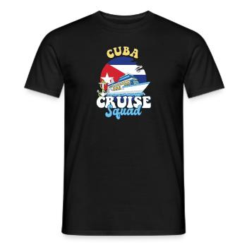 Voyage de vacances en famille à Cuba Cruise Squad - T-shirt homme - noir - Devant - AI Model Male 178 light (178cm)