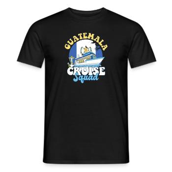 Guatemala Cruise Squad Family Vacation Trip - Men's T-Shirt - black - Front - AI Model Male 178 light (178cm)