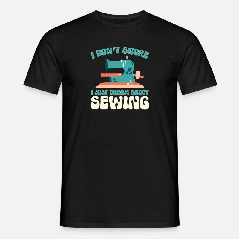 Sewing Machine Seamstress Tailoring Sewing - Men's T-Shirt - black