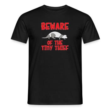 Frettchen Besitzer Frettchen - Männer T-Shirt - Schwarz - Vorne - AI Model Male 178 light (178cm)