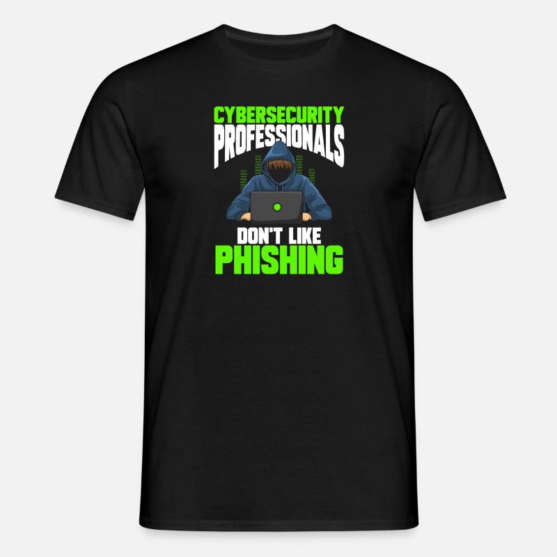 Cybersecurity Hackers IT Security - Men's T-Shirt - black