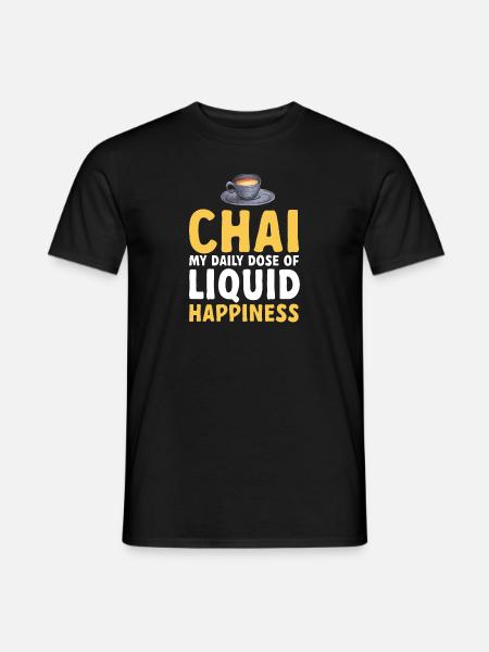 Chai Tea Masala Chai - Men's T-Shirt - black