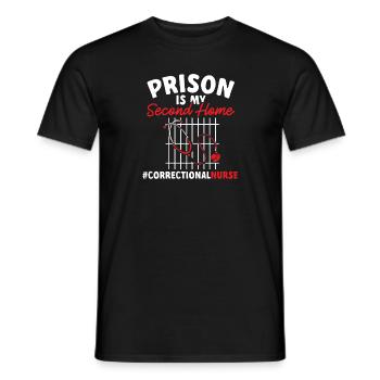 Krankenschwester Strafvollzug Gefängnis - Männer T-Shirt - Schwarz - Vorne - AI Model Male 178 light (178cm)