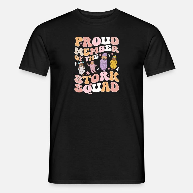 Krankenschwester Baby Entbindungsschwester - Männer T-Shirt - Schwarz