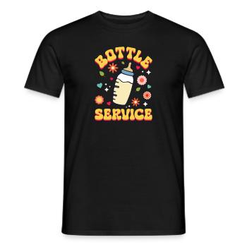 Infirmière Bébé Maternité Infirmière - T-shirt homme - noir - Devant - AI Model Male 178 light (178cm)