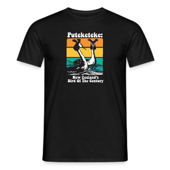 Puteketeke New Zealand's Bird of the Century - Männer T-Shirt - Schwarz - Vorne - AI Model Male 178 light (178cm)