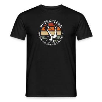 Puteketeke New Zealand's Bird of the Century - Männer T-Shirt - Schwarz - Vorne - AI Model Male 178 light (178cm)