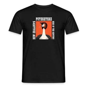 Puteketeke New Zealand's Bird of the Century - Männer T-Shirt - Schwarz - Vorne - AI Model Male 178 light (178cm)