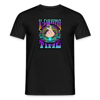 K-Drama Liebhaber Lustig KDrama Mutter - Männer T-Shirt - Schwarz - Vorne - AI Model Male 178 light (178cm)