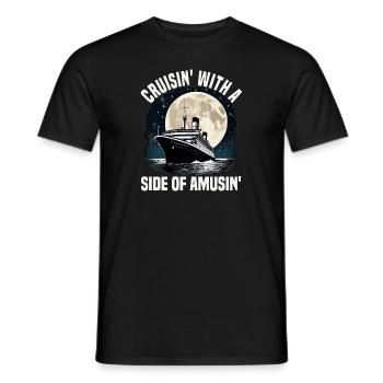 Cruising Trip Cruise Ship Vacation Group Matching - Männer T-Shirt - Schwarz - Vorne - AI Model Male 178 light (178cm)