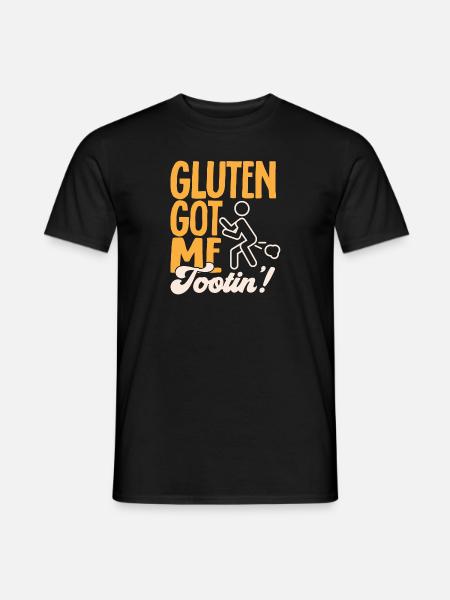 Gluten Free Gluten Intolerance - Men's T-Shirt - black