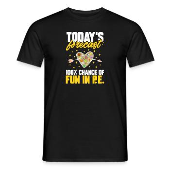 Professeur d’éducation physique Professeur d’éducation physique - T-shirt homme - noir - Devant - AI Model Male 178 light (178cm)
