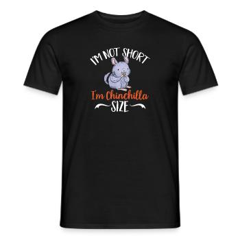 Chinchilla - Männer T-Shirt - Schwarz - Vorne - AI Model Male 178 light (178cm)