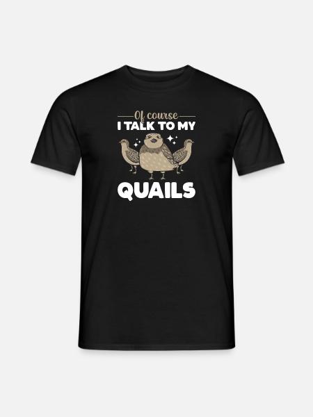 Quail Bird - Men's T-Shirt - black
