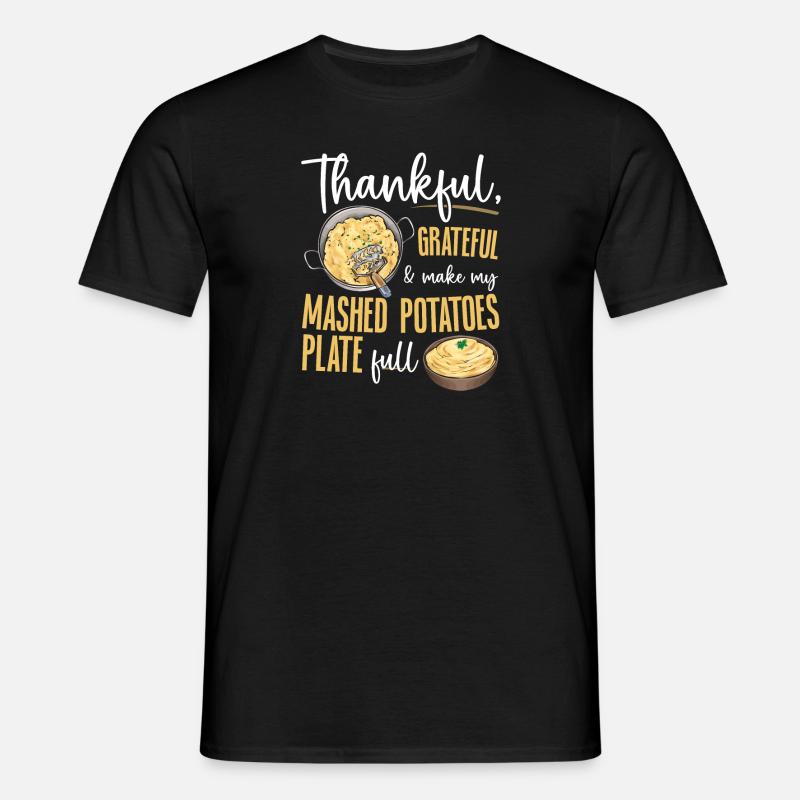 Mashed potatoes Mashed potatoes - Men's T-Shirt - black