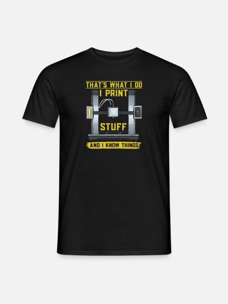 3D Printer 3D Printing - Men's T-Shirt - black