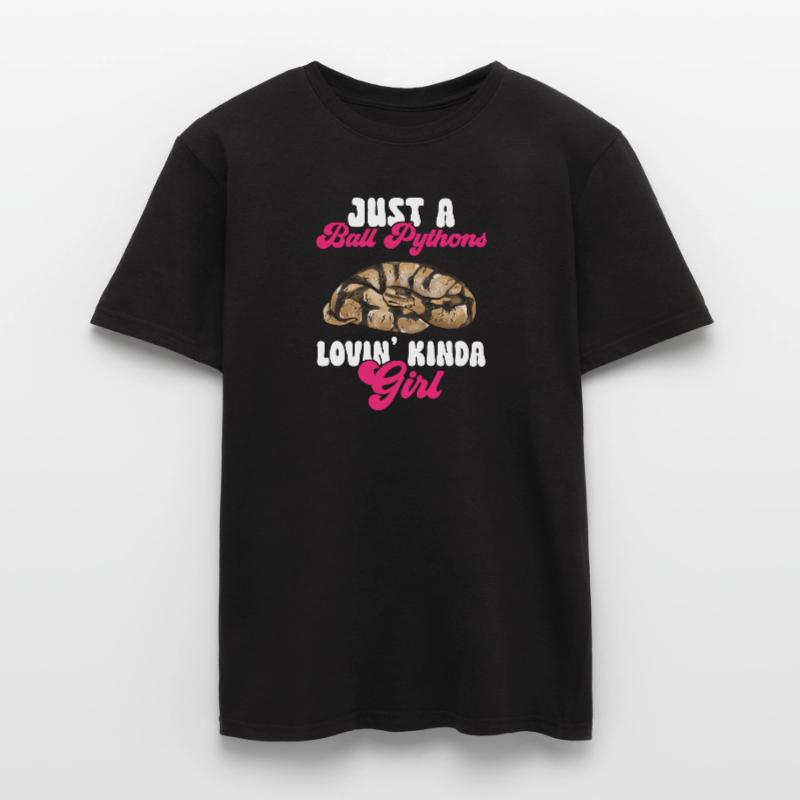 Ball Python Schlange Königspython Männer T-Shirt