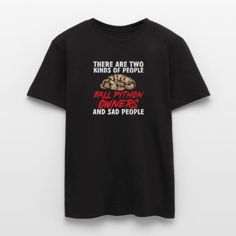 Ball Python Schlange Königspython Männer T-Shirt
