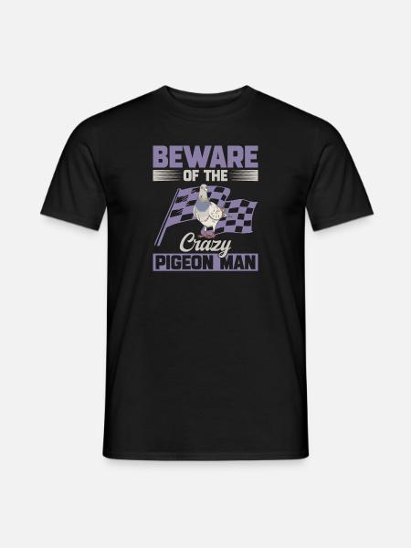 Taubensport Taubenzüchter Brieftaube - Männer T-Shirt - Schwarz