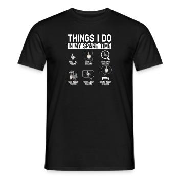 Taubensport Taubenzüchter Brieftaube - Männer T-Shirt - Schwarz - Vorne - AI Model Male 178 light (178cm)