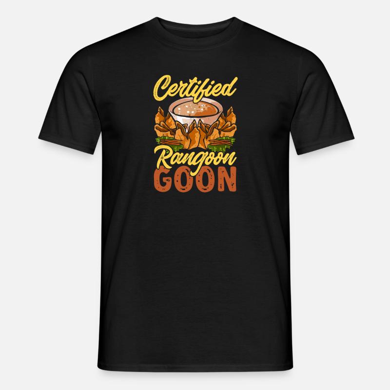 Krabben Rangoon Crab Rangoon - Männer T-Shirt - Schwarz