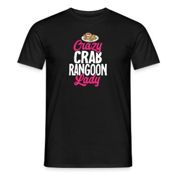 Krabben Rangoon Crab Rangoon - Men's T-Shirt - black - Front - AI Model Male 178 light (178cm)