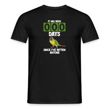 Molina Parakeet Parrot Bird Parakeet - Men's T-Shirt - black - Front - AI Model Male 178 light (178cm)