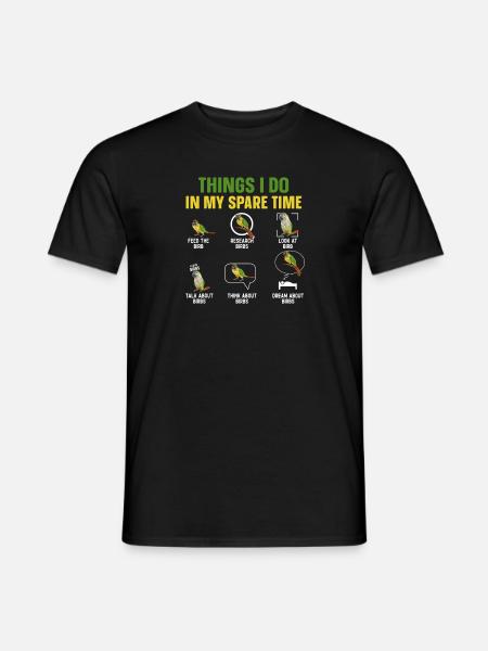 Molina Parakeet Parrot Bird Parakeet - Men's T-Shirt - black