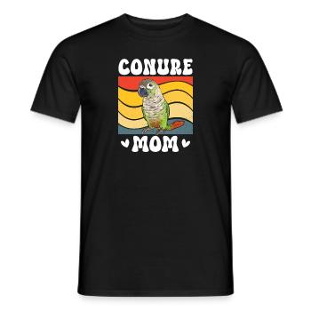 Molina Parakeet Parrot Bird Parakeet - Men's T-Shirt - black - Front - AI Model Male 178 light (178cm)