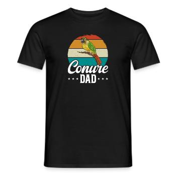 Molina Parakeet Parrot Bird Parakeet - Men's T-Shirt - black - Front - AI Model Male 178 light (178cm)