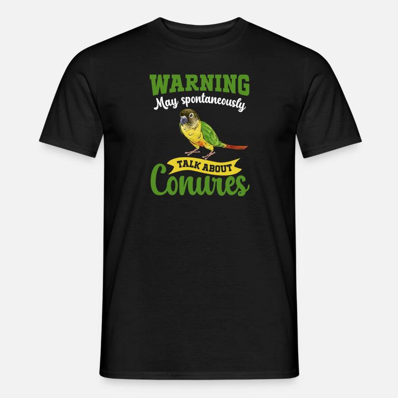 Molinasittich Papagei Vogel Sittich - Männer T-Shirt - Schwarz