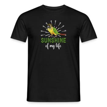 Molina Perruche Perroquet Perruche Oiseau Perruche - T-shirt homme - noir - Devant - AI Model Male 178 light (178cm)