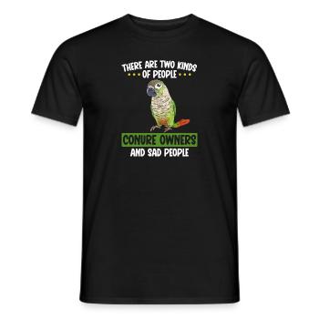 Molina Parakeet Parrot Bird Parakeet - Men's T-Shirt - black - Front - AI Model Male 178 light (178cm)