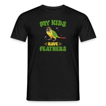Molina Parakeet Parrot Bird Parakeet - Men's T-Shirt - black - Front - AI Model Male 178 light (178cm)