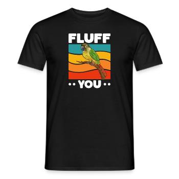 Molina Parakeet Parrot Bird Parakeet - Men's T-Shirt - black - Front - AI Model Male 178 light (178cm)