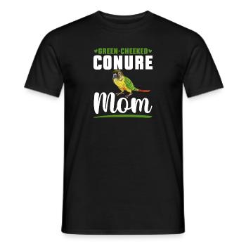 Molina Parakeet Parrot Bird Parakeet - Men's T-Shirt - black - Front - AI Model Male 178 light (178cm)