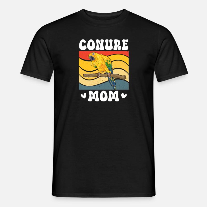 Perruche Perroquet Perruche Oiseau - T-shirt homme - noir