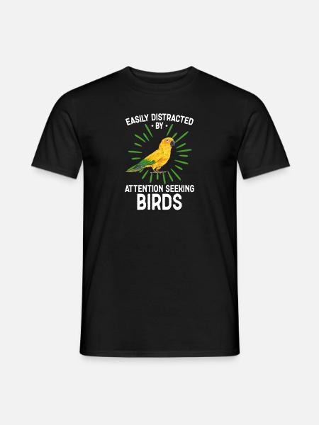 Parakeet Parrot Parakeet Bird - Men's T-Shirt - black