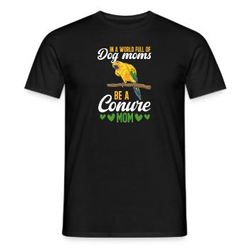 Parakeet Parrot Parakeet Bird - Men's T-Shirt - black - Front - AI Model Male 178 light (178cm)