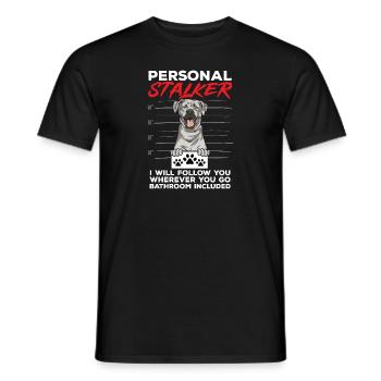 Silver Labrador Retriever Silver Lab - Men's T-Shirt - black - Front - AI Model Male 178 light (178cm)