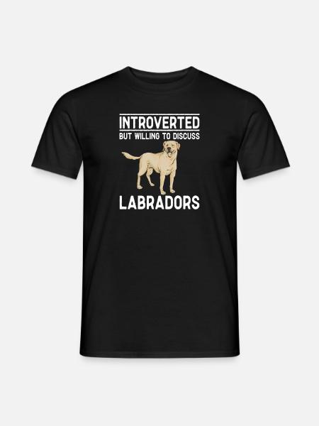 Yellow Labrador Retriever - Men's T-Shirt - black