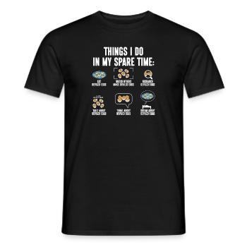 Stuffed Eggs Deviled Eggs - Men's T-Shirt - black - Front - AI Model Male 178 light (178cm)