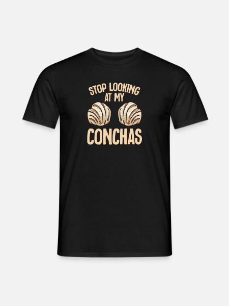 Concha Hispanic Mexikanisch Pan Dulce - Männer T-Shirt - Schwarz