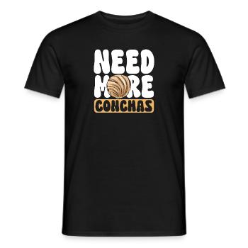Concha Hispanic Mexikanisch Pan Dulce - Männer T-Shirt - Schwarz - Vorne - AI Model Male 178 light (178cm)