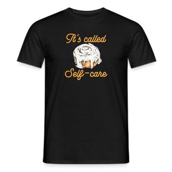 Rouleau à la cannelle - T-shirt homme - noir - Devant - AI Model Male 178 light (178cm)