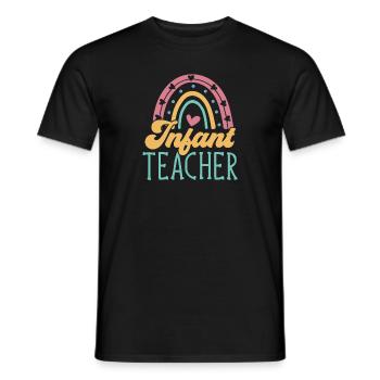 Enseignante de maternelle Éducatrice de centre de garde - T-shirt homme - noir - Devant - AI Model Male 178 light (178cm)