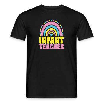 Enseignante de maternelle Éducatrice de centre de garde - T-shirt homme - noir - Devant - AI Model Male 178 light (178cm)