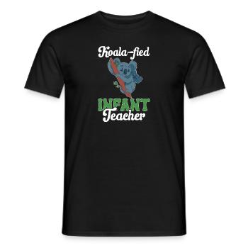 Enseignante de maternelle Éducatrice de centre de garde - T-shirt homme - noir - Devant - AI Model Male 178 light (178cm)